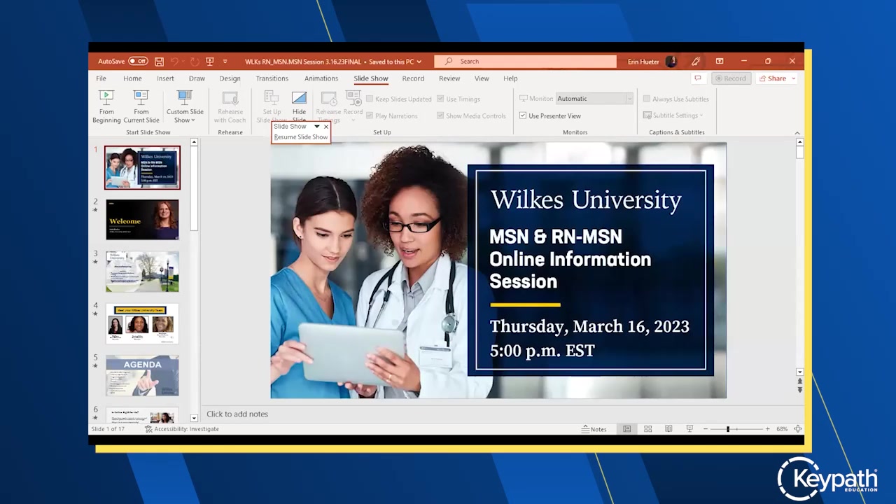Wilkes MSN & RN-MSN Online Information Session